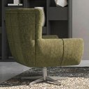Ver imagem 4 de Poltrona Decorativa Malta Giratória Linho Color Trend Tca 307 88cm Milani Movelaria