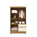 Ver imagem 5 de Guarda Roupas Ideal Plus 4 Portas 2 Gavetas - Nature /brisa/champanhe Vila Rica