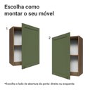 Ver imagem 4 de Armário Aéreo 50cm 1 Porta Rustic/verde Vik Madesa