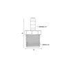 Adaptador Blukit Filtro MXF 1/2 31011821 - 2
