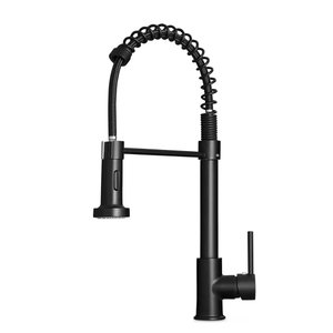 Torneira Cozinha Gourmet Extensível Monocomando Spray Preta