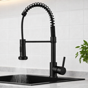 Ver imagem 3 de Torneira Cozinha Gourmet Extensível Monocomando Spray Preta
