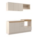 Ver imagem 4 de Cozinha Compacta Ayla Yescasa Bege/Off White/Tauari Ambar