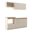 Ver imagem 5 de Cozinha Compacta Ayla Yescasa Bege/Off White/Tauari Ambar