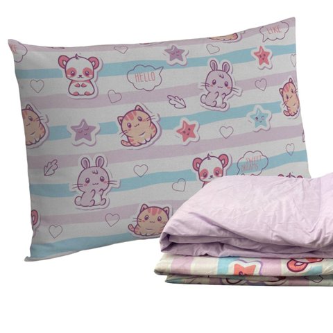 Jogo Cama Pet Love 100% Algodao Solteiro 3 Peças 140x210cm