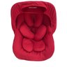 Capa para Bebê Conforto + Capota/ Protetor de Sol + Protetor de Cinto + Apoio de Corpo - Preto Liso: - 4