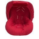 Ver imagem 6 de Capa para Bebê Conforto + Capota/ Protetor de Sol + Protetor de Cinto + Apoio de Corpo - Preto Liso: