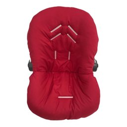 Capa para Bebê Conforto + Capota/ Protetor de Sol + Protetor de Cinto + Apoio de Corpo - Preto Liso: - 2