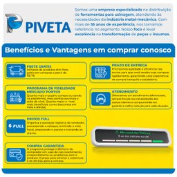 Bico de Contato para Tocha Mig/mag - Med. M6 X 25 - 1,0mm - 10 Peças - 4