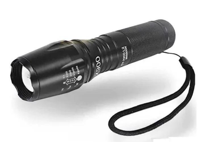 Lanterna Tática Militar X900 Recarregável Police Com Zoom - 6