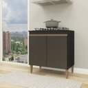 Ver imagem 1 de Balcão de Cozinha 80cm 2 Portas Sabrina Soluzione Móveis