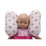 Almofada Bebê Suporte de Cabeça para Cadeirinha e Bebê Conforto - coroa rosa - 1
