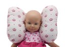 Ver imagem 1 de Almofada Bebê Suporte de Cabeça para Cadeirinha e Bebê Conforto - coroa rosa