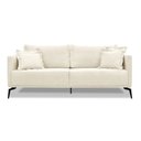 Ver imagem 5 de Sofá 2 Lugares Pé de Ferro Preto Rafaela 180 Cm Linho S04 - D’Rossi