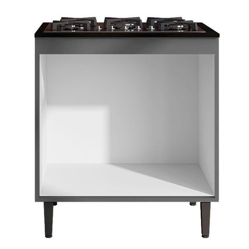 Balcão Cooktop Andréia Cinza Fosco - AJL - 2