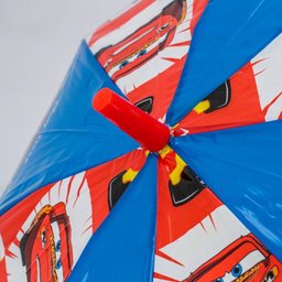 Guarda Chuva Carros Mcqueen Disney - 4 a 12 anos - Reforçado Automatico - Maquen Carro - Infantil - - 5