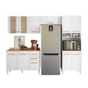 Ver imagem 1 de Conjunto de Cozinha Nubia Modulado com 11 Portas 2 Gavetas