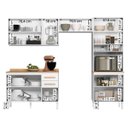 Ver imagem 4 de Conjunto de Cozinha Nubia Modulado com 11 Portas 2 Gavetas