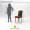 Ver imagem 3 de Conjunto 8 Cadeiras para Sala de Jantar Lyra