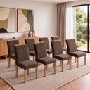 Ver imagem 1 de Conjunto 8 Cadeiras para Sala de Jantar Lyra
