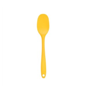 Espatula Redonda Silicone Amarelo Utensilios Cozinha