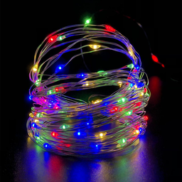Pisca Pisca de LED Natal Colorido Fio de Fada 2 Metros Pilha - 3