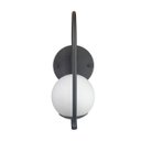Ver imagem 5 de Arandela Online Preta Globo de Vidro Branco + Led 5w
