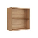 Ver imagem 2 de Armário Aéreo Cozinha 80 Cm Bless 2 Portas Jequitiba/off White Fosco - Linea Brasil