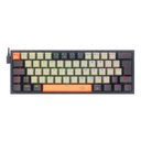Ver imagem 1 de Teclado Mecânico Gamer Redragon Fizz Sunrise - Abnt2 - Rgb - Switch Marrom - K617rgb-og-gy-bk