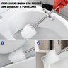Escova Sanitária para Banheiro Aço Inox Vaso Limpeza Ud974 - 4