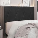 Ver imagem 6 de Cabeceira Para Cama Box Queen Aquilla 160cm Veludo - SSX Multicoisas Spezzia Preto