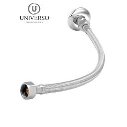 Sifão Sanfonado + Engate Flexível 40cm + Válvula Lavatório Cor Válvula Abs - 10