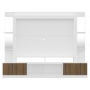 Ver imagem 6 de Estante com Suporte Tv 65" Prateleiras C/ Espelho Oslo Multimóveis V3385