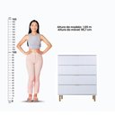 Ver imagem 5 de Berço Multifuncio 3x1+ Cômoda Ditália 4 Gavetas Bbi-51 Dm-239 Branco