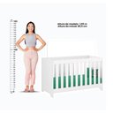 Ver imagem 4 de Berço Multifuncio 3x1+ Cômoda Ditália 4 Gavetas Bbi-51 Dm-239 Branco