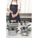 Ver imagem 2 de Jogo de Panelas Tramontina Solar Ceramic em Aço Inox Fundo Triplo com Revestimento Interno Cerâmico