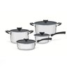 Jogo de Panelas Tramontina Solar Ceramic em Aço Inox Fundo Triplo com Revestimento Interno Cerâmico  - 1