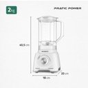 Ver imagem 7 de Liquidificador Mondial Pratic Power 2,2l 2 Velocidades + Pulsar 550w Branco 220v - L-97-w