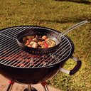 Ver imagem 3 de Grelha Wok Furada Churrasco em Alumínio Anodizado com Cabo 26 Cm Ø - Tramontina 20847026