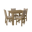 Ver imagem 2 de Mesa de Jantar Bellagio com 4 Cadeiras Clara Carvalho Poliman