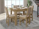 Ver imagem 1 de Mesa de Jantar Bellagio com 4 Cadeiras Clara Carvalho Poliman
