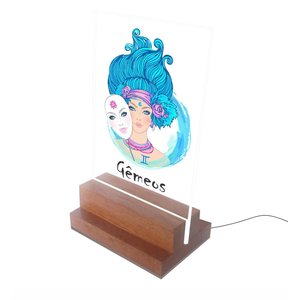 Abajur e Luminária Decorativa Signo Gêmeos
