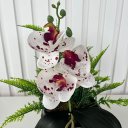 Ver imagem 4 de Decoração sala centro de mesa preto pequeno c/ Orquídea