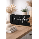 Ver imagem 1 de Letreiro 3d Ore e Confie Miira Studio Fé Moderna