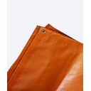 Ver imagem 3 de Lona Leve Laranja Encerado Carreteiro 6x8 / 8x6 300 Micras Impermeável com Ilhós - Carga Pesada