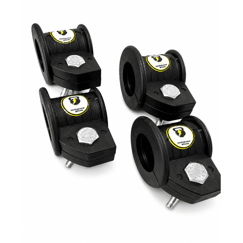 Kit 6 Presilha Injetada 30mm para Halteres Barra Pump Borboleta Trava Anilha Academia Musculação