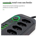 Ver imagem 5 de Filtro de Linha Multiuso B-max 5 Tomadas 5 Usb e Proteção