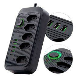 Filtro de Linha Multiuso B-max 5 Tomadas 5 Usb e Proteção - 3