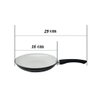 Frigideira Antiaderente Cerâmica 16cm sem Tampa Preto - 5