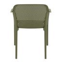Ver imagem 6 de Cadeira Tramontina Gabriela em Polipropileno e Fibra de Vidro Verde Oliva
